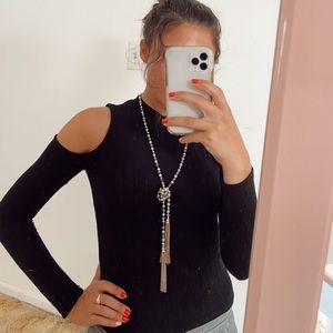 American Eagle black long sleeve top